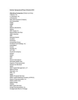 Download Sample List of Attendees