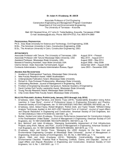 full resume - Department of Civil and Environmental Engineering