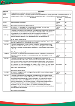 Procurement Questions Level 2 - Constructing Excellence in Wales