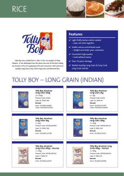 TOLLY BOY – LONG GRAIN (INDIAN)