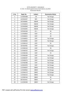 (R10) Supplementary Examinations, July 2014