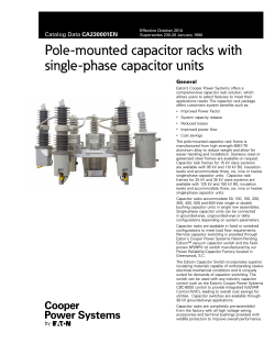 CA230001EN Pole-Mounted Capacitor racks