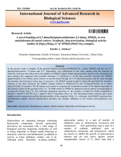 International Journal of Advanced Research in Biological