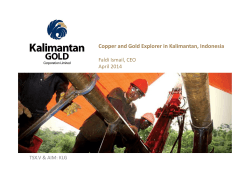 Copper and Gold Explorer in Kalimantan, Indonesia