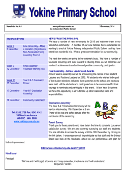 Issue 4 - Yokine Primary School