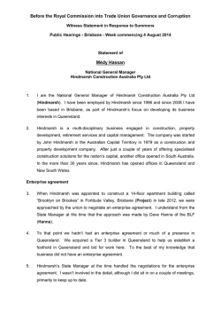 Statement of Medy Hassan dated 25 July 2014 [PDF 29KB]