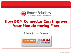 What is BOM Connector?
