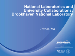 Brookhaven National Laboratory - Association for Women in Science