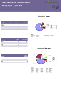 August 2014 - Irish Stock Exchange