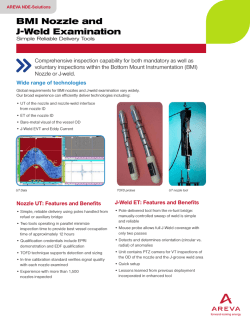 BMI Nozzle and J-Weld Examination