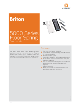 Product Catalogue - Briton 5000 Series January 2014