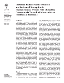 Increased Endocortical Formation and Periosteal Resorption in