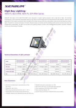 High Bay Lighting XEN-FL-BLX-MW, XEN-FL-EPI-MW Series