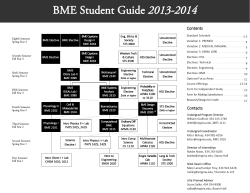 BME Student Guide 2014 - Department of Biomedical Engineering
