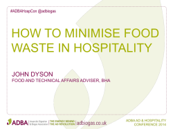 John Dyson, British Hospitality Association