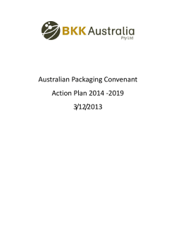 Download Action Plan - Australian Packaging Covenant
