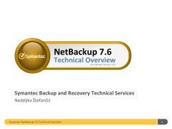 NetBackup 7.6