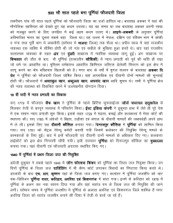 History of Purnea in Hindi