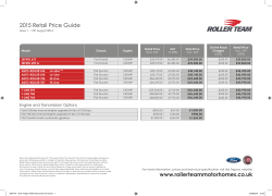 2015 rollerteam price list