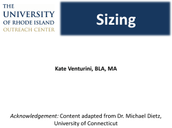 Kate Venturini, BLA, MA Acknowledgement: Content adapted from