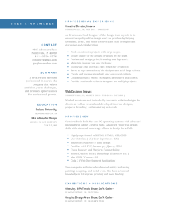 Indiana University, BFA in Graphic Design