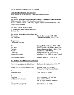 Voices of Music presents on the BFX Fringe From the Mountains to