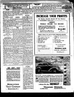 Hackettstown NJ Gazette 1935-1937