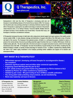 Q Therapeutics, Inc.