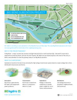 Big Bend Substation Project Fact Sheet