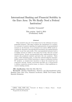 International Banking and Financial Stability in the