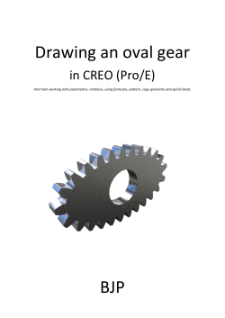 Drawing an oval gear BJP
