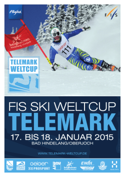 17. BIS 18. JaNUar 2015