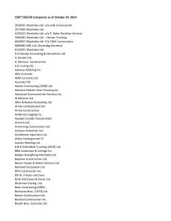 COR™/SECOR Companies as of October 24, 2014 2618541