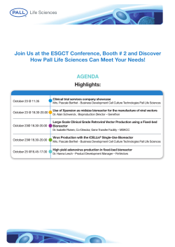 AGENDA Highlights: Join Us at the ESGCT