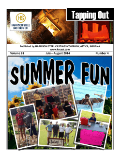 Tapping Out July - August 2014 Edition