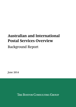 Australian and International Postal Services Overview