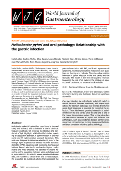 PDF (1426K) - World Journal of Gastroenterology