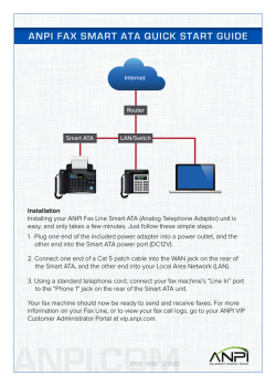 NetGen Smart ATA&trade; for Fax Line (PDF)