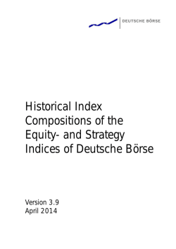 PDF Historische Indexzusammensetzungen - DAX