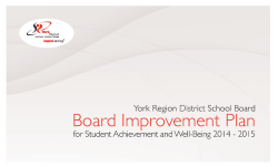 BIP - York Region District School Board