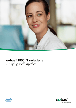 cobas POC IT solutions brochure