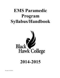 BHC Paramedic Handbook