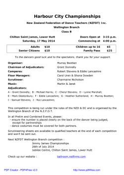 Harbour City Championships - NZFDT Wellington Branch