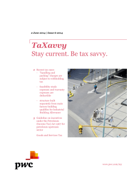 TaXavvy Issue 6-2014