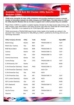 Download a full list of utility formats