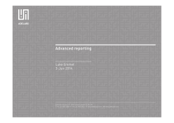 Advanced reporting from ASCE to MS Word