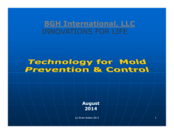 BGH International LLC BGH International, LLC INNOVATIONS FOR