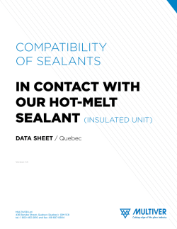 IN CONTACT WITH OUR HOT-MELT