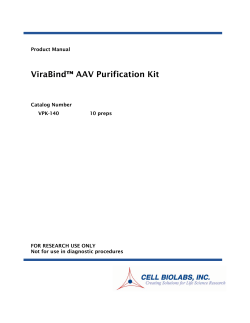 ViraBind™ AAV Purification Kit