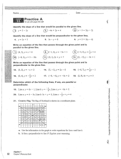 Parallel Line Practice 5.5